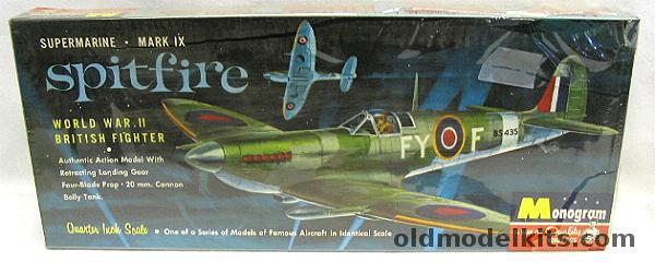 Monogram 1/48 Supermarine Mk IX Spitfire, PA79-98 plastic model kit